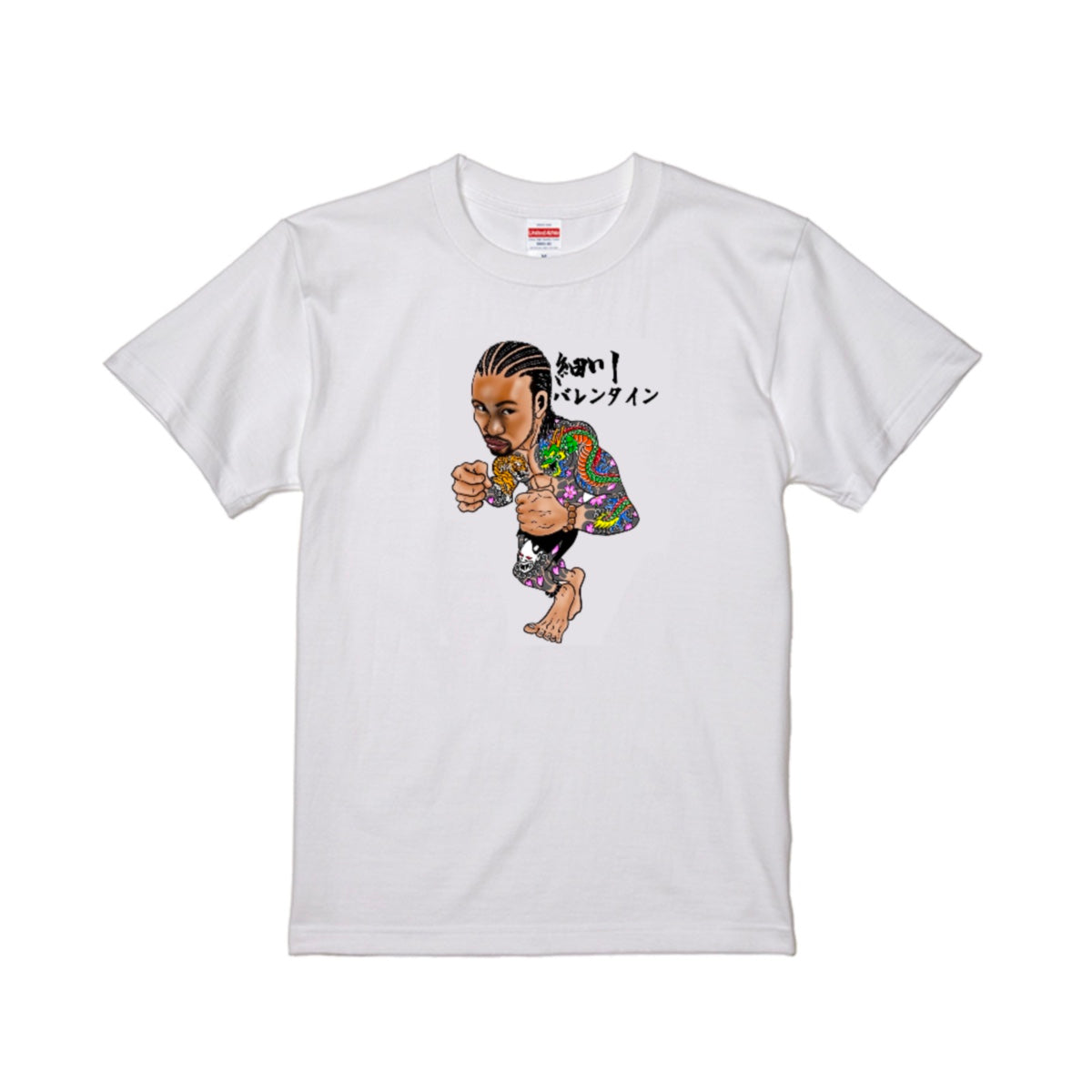 細バレスタンプTシャツD