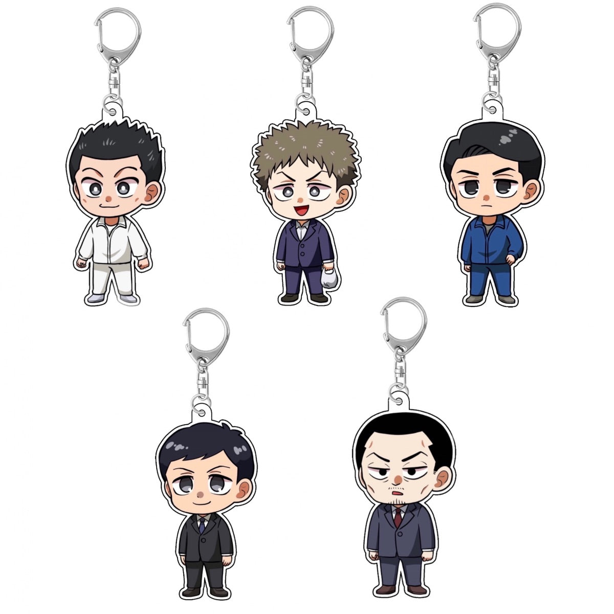 ニート極道 キャラアクリルキーホルダー5種【今川組】牧村/野口/小塚/ヒロ/カジ