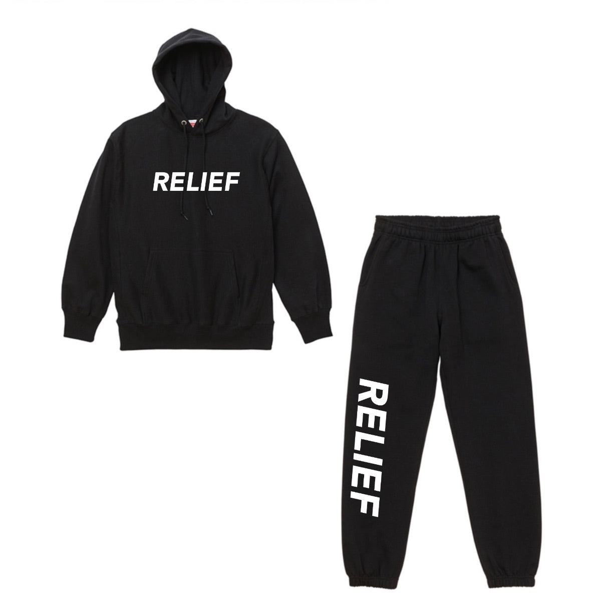 RELIEFパーカー&スウェットパンツ(裏起毛セット)