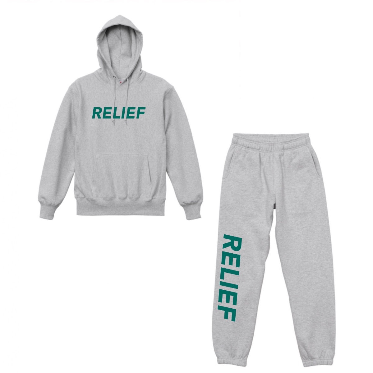 RELIEFパーカー&スウェットパンツ(裏起毛セット)