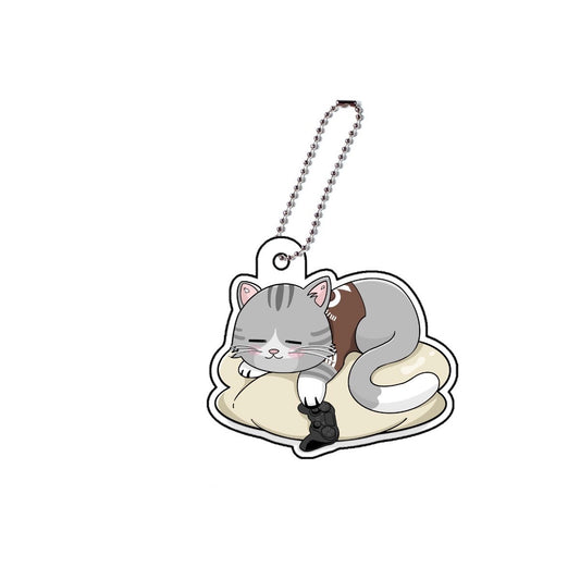 眠りねこアクキー