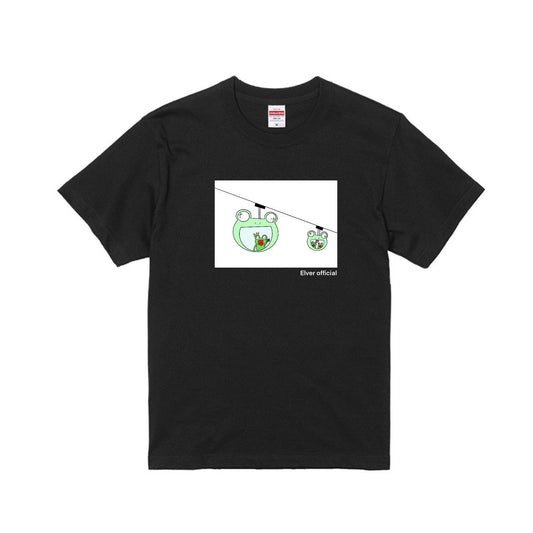 -2023- Elver ケロケロロープウェイTシャツ(DTFプリント)