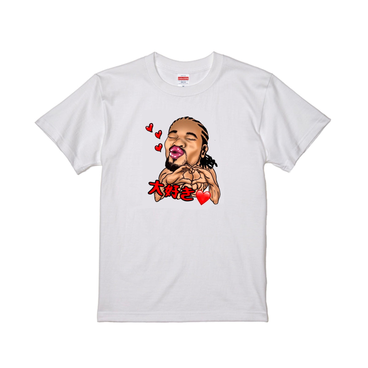 細バレスタンプTシャツA