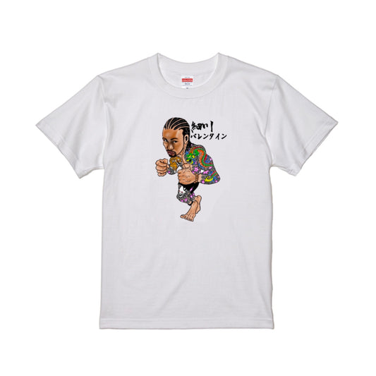 細バレスタンプTシャツD