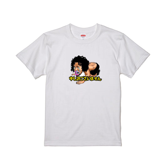 細バレスタンプTシャツF