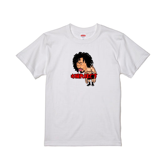 細バレスタンプTシャツH