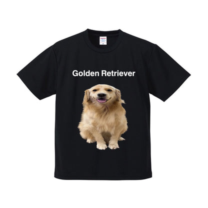 ゴールデンレトリバー ドライメッシュTシャツ