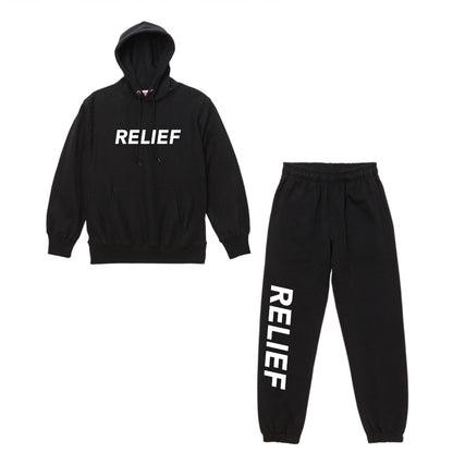 RELIEFパーカー&スウェットパンツ（裏起毛セット）