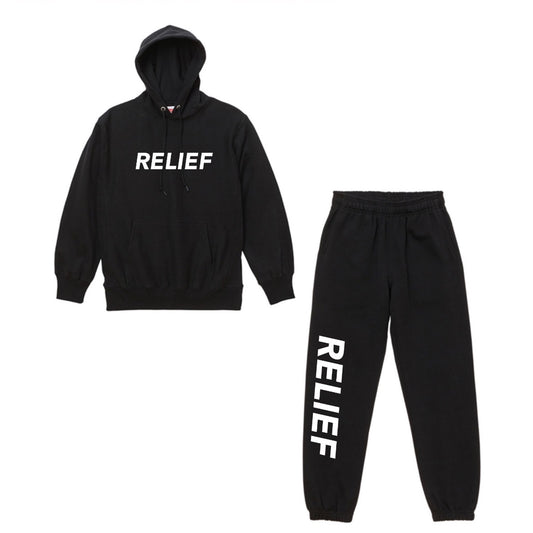 RELIEFパーカー&スウェットパンツ（裏起毛セット）